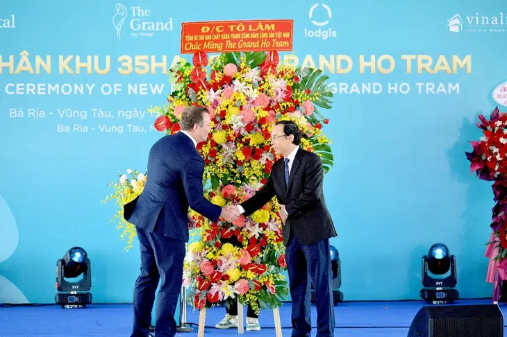 Chủ đầu tư dự án The Grand Ho Tram tổ chức lễ khởi công phân khu mới 35ha 3 hinh anh su kien khoi cong