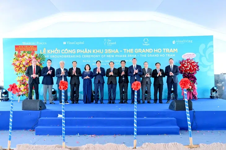 Chủ đầu tư dự án The Grand Ho Tram tổ chức lễ khởi công phân khu mới 35ha 1 khoi cong du an maia resort ho tram quy mo 35ha