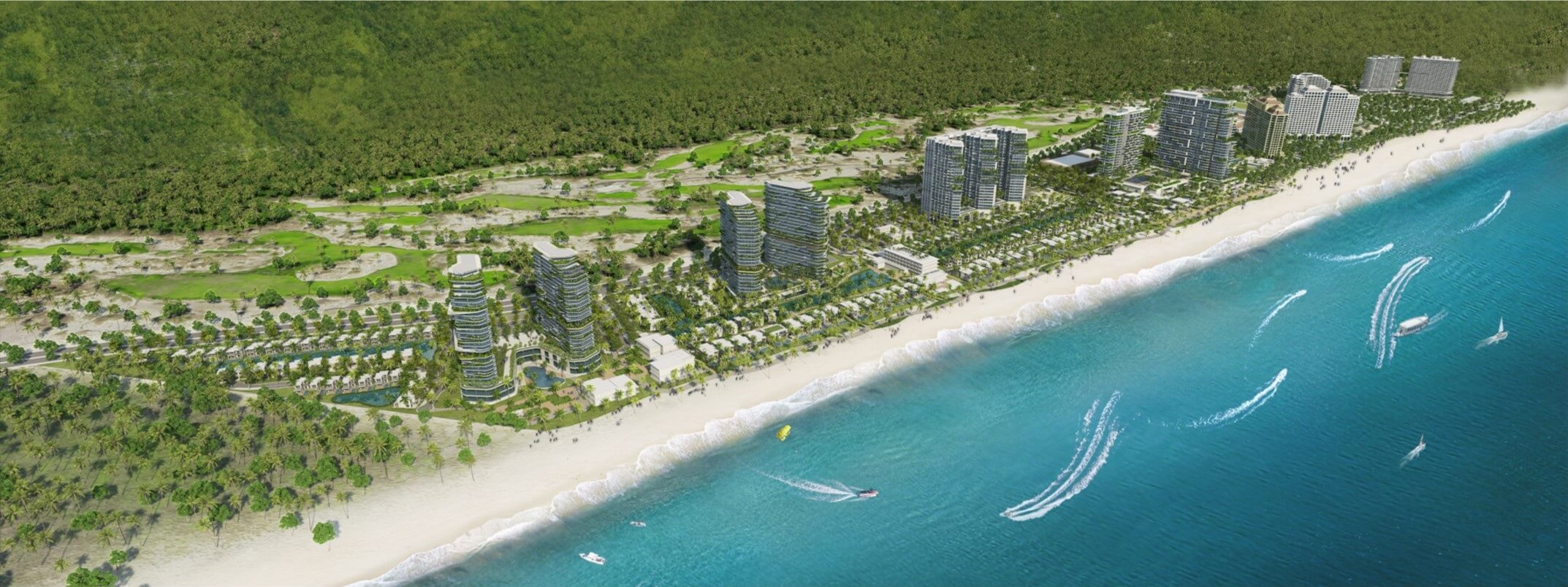 Trang chủ 6 phối cảnh phân khu maia resort hồ tràm
