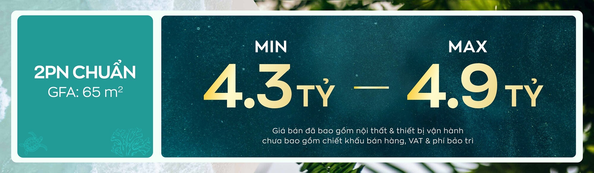 giá 2 phòng ngủ chuẩn