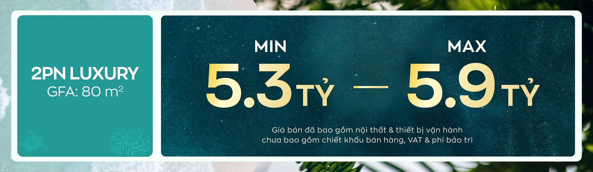 giá 2 phòng ngủ luxury