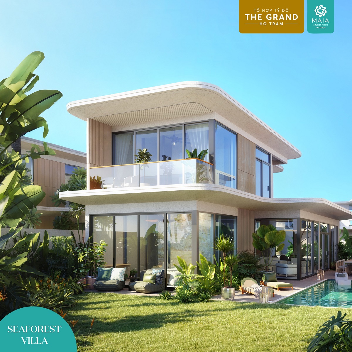Giá bán biệt thự Maia Resort Hồ Tràm - 36 căn Seaforest Villa 4 bán biệt thự maia ho tram