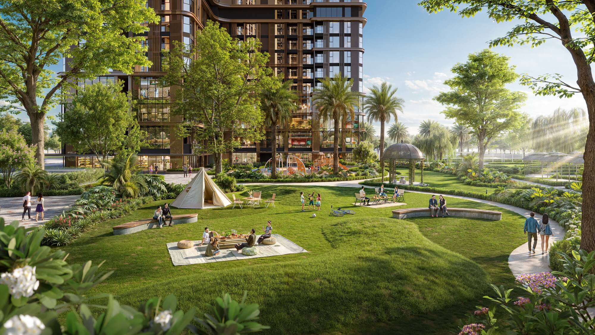 Imperia Ocean City: Kiến Tạo "Tâm Điểm Sống Mới" Tại Trục Tăng Trưởng Phía Đông Hà Nội 4 the parkland